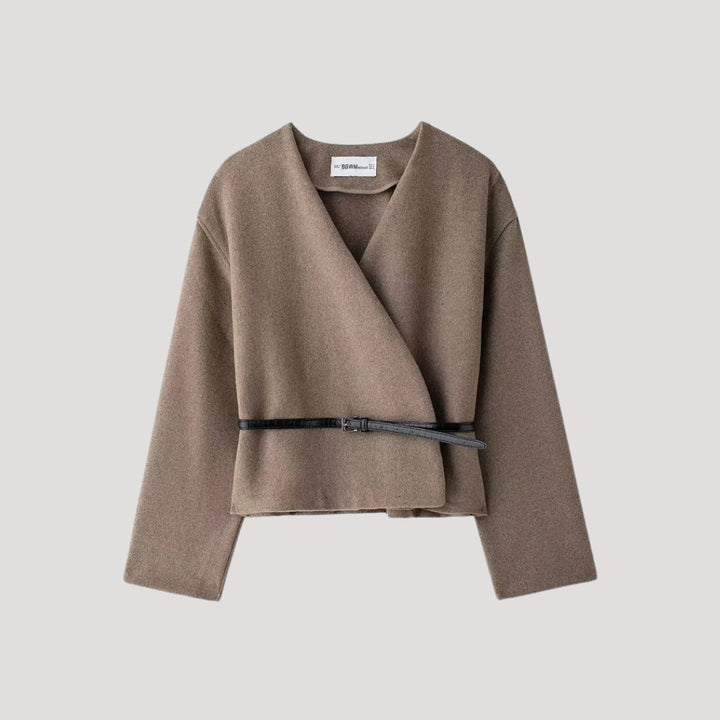 Ella | Women’s Spring Belted Wrap Jacket Top