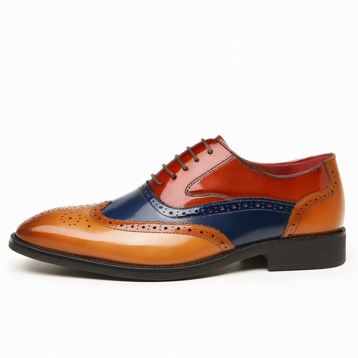 Harry™ | Classic British Wingtip Oxfords – Premium - Men Leather
