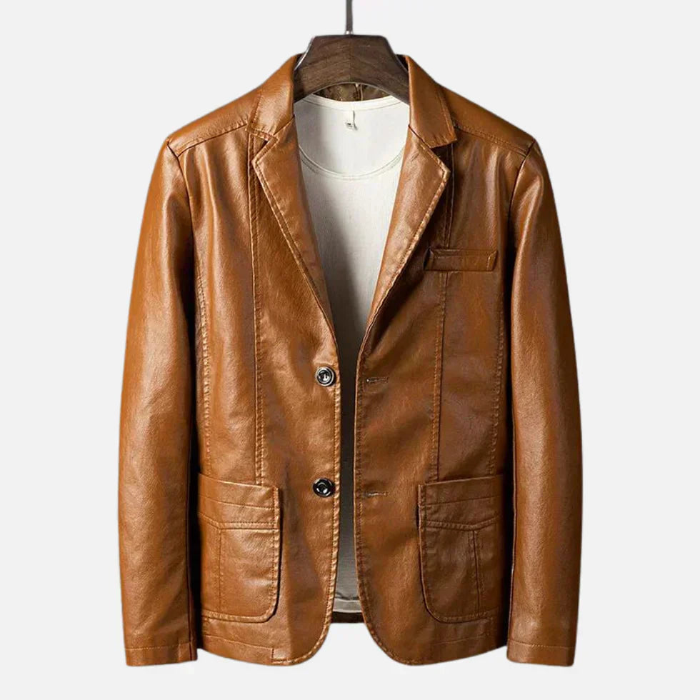 Paul | Classic Vintage Leather Jacket - Men
