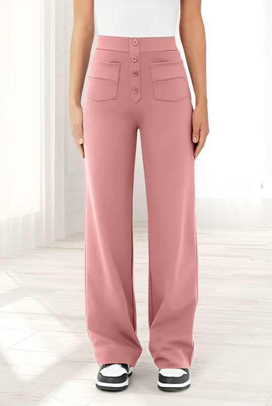 Brigitte Bordeaux | Elegant Comfort Trousers - women