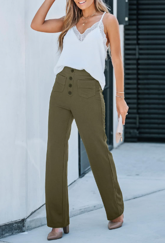 Brigitte Bordeaux | Elegant Comfort Trousers - women