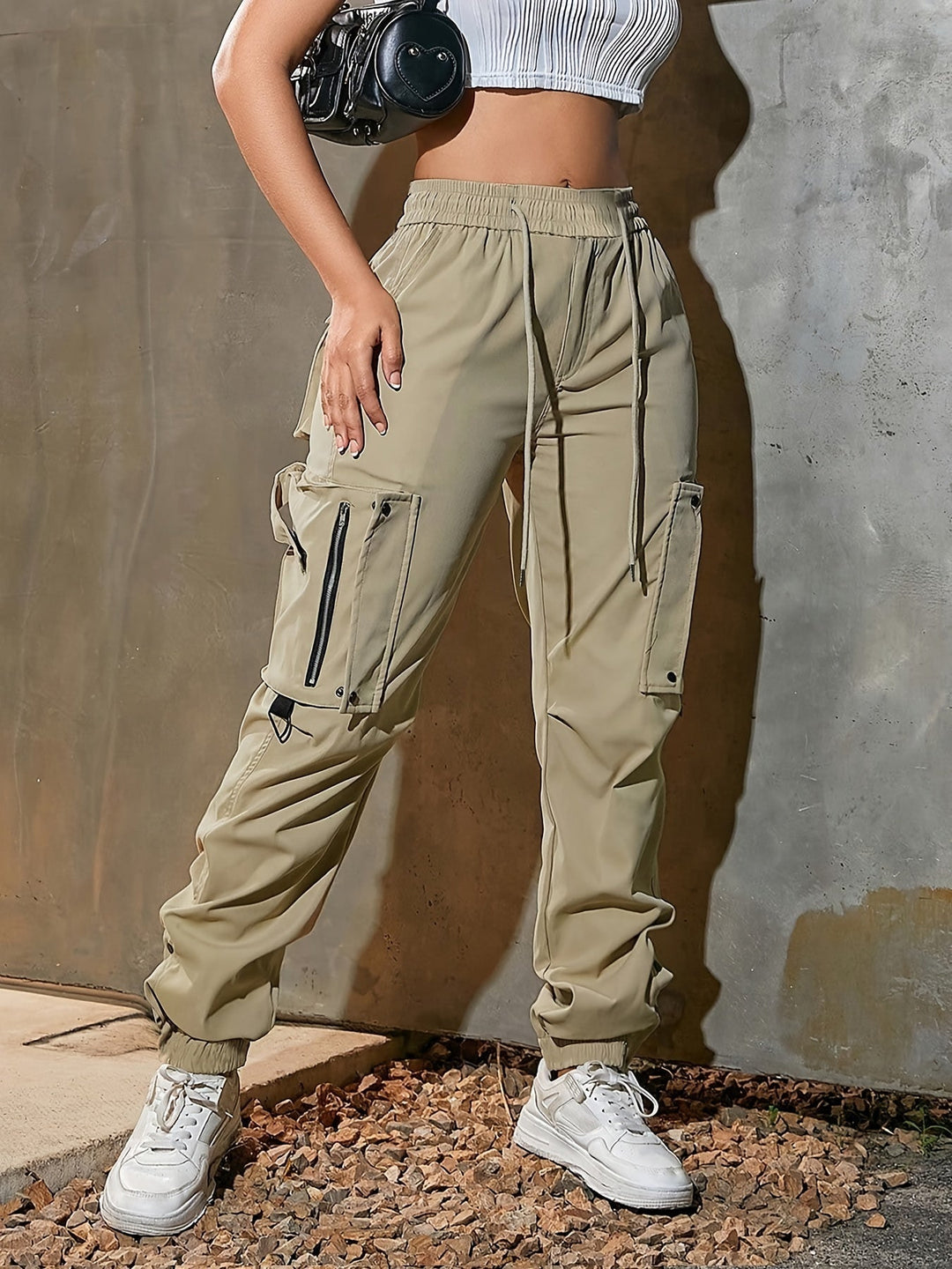 Brigitte Bordeaux | Active Cargo Trousers - women