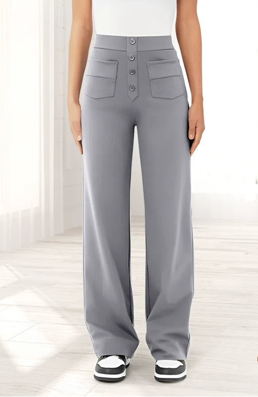 Brigitte Bordeaux | Elegant Comfort Trousers - women