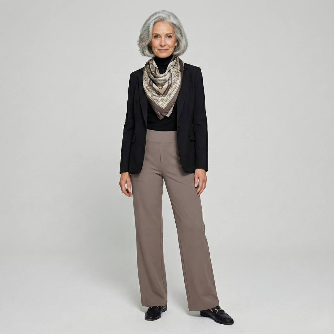 The Céline™ Trousers | Comfortable Stretch Fabric & Slimming High Waist