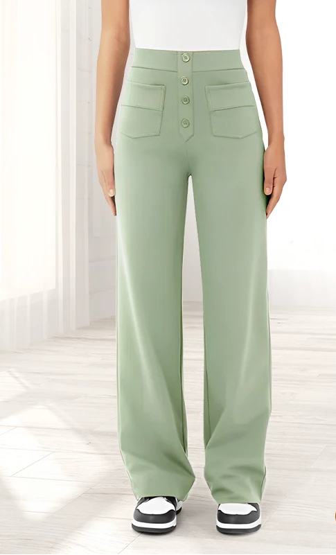 Brigitte Bordeaux | Elegant Comfort Trousers - women