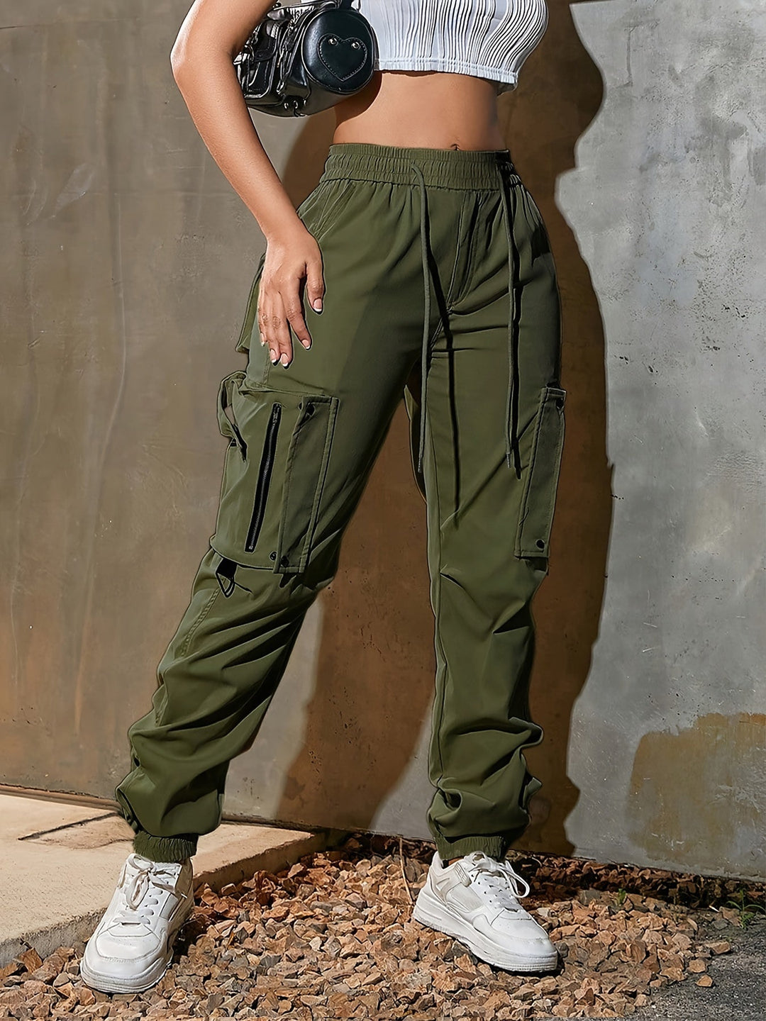 Brigitte Bordeaux | Active Cargo Trousers - women