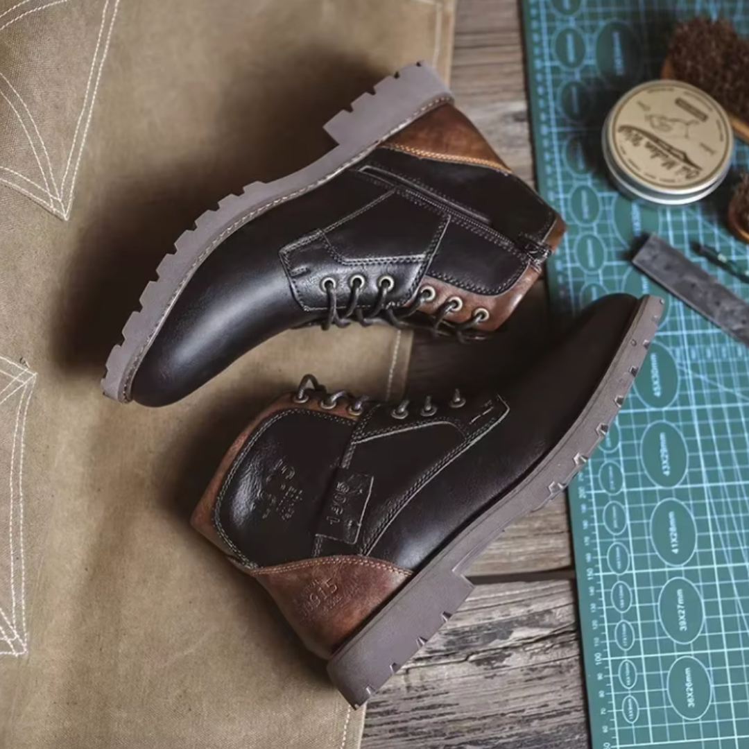 Aaron™ | Classic Leather Vintage Boots - Men