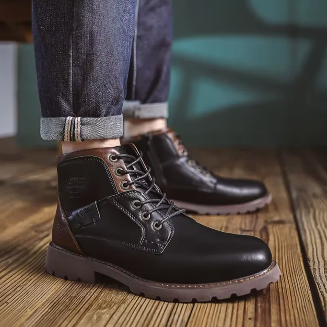 Aaron™ | Classic Leather Vintage Boots - Men