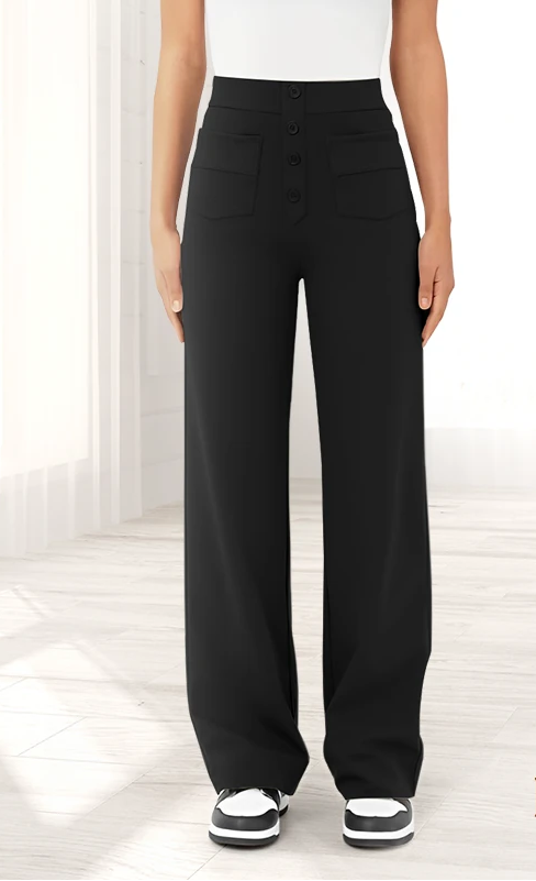 Brigitte Bordeaux | Elegant Comfort Trousers - women