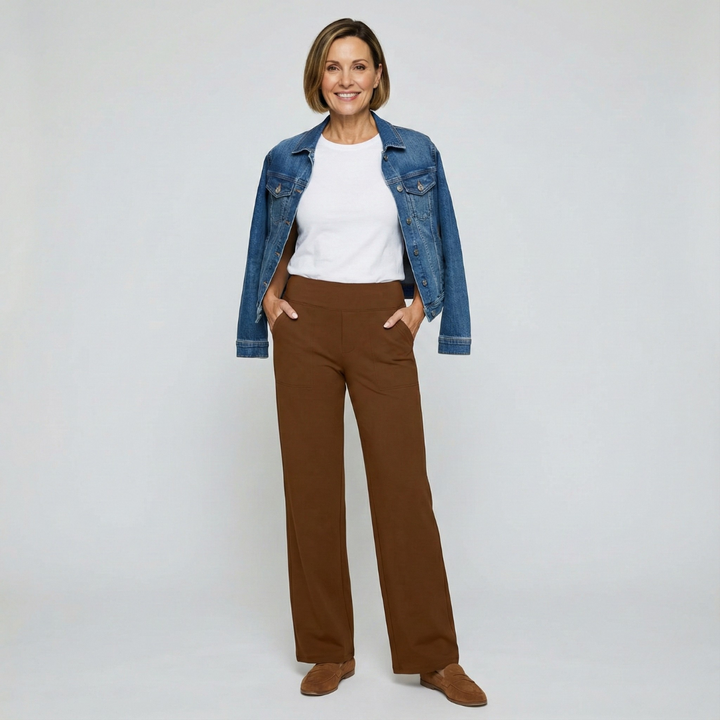The Céline™ Trousers | Comfortable Stretch Fabric & Slimming High Waist