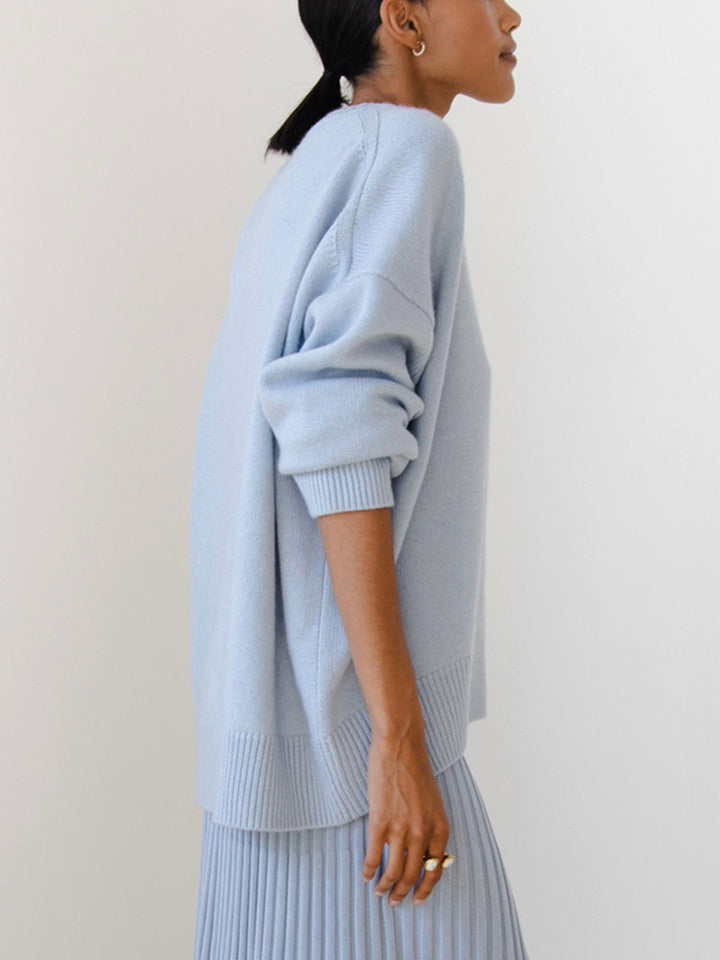 Joanna | Women’s Winter Oversized Knit Pullover Sweater