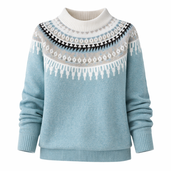 Abigail | Women’s Spring Fair Isle Knit Sweater
