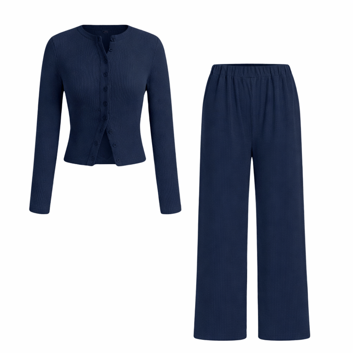 HAYLEY™ - Chic Two-Piece Button Set