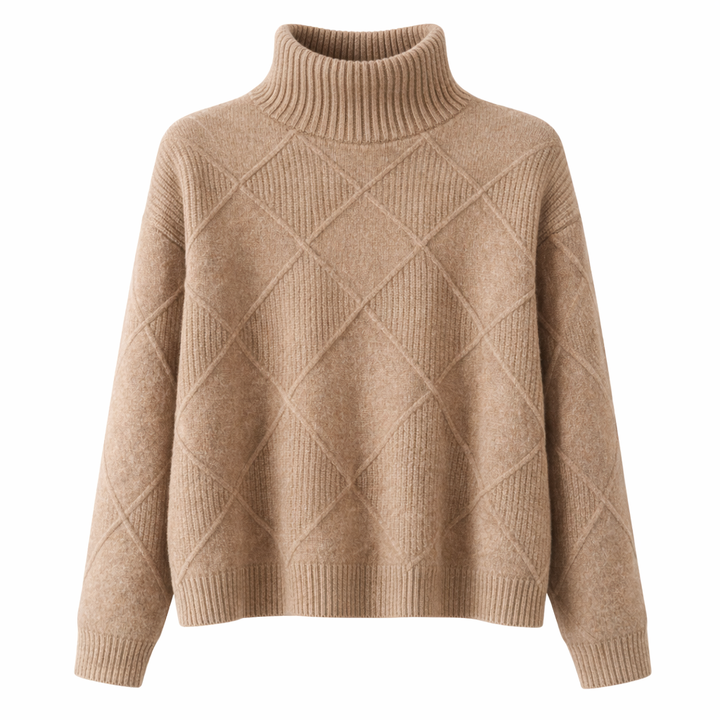 Jamie | Women’s Winter Turtleneck Knit Sweater