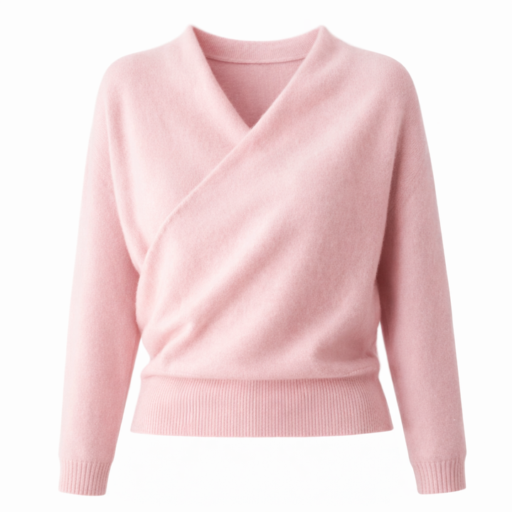 Rose | Women’s Elegant Wrap Crossover Chic Sweater