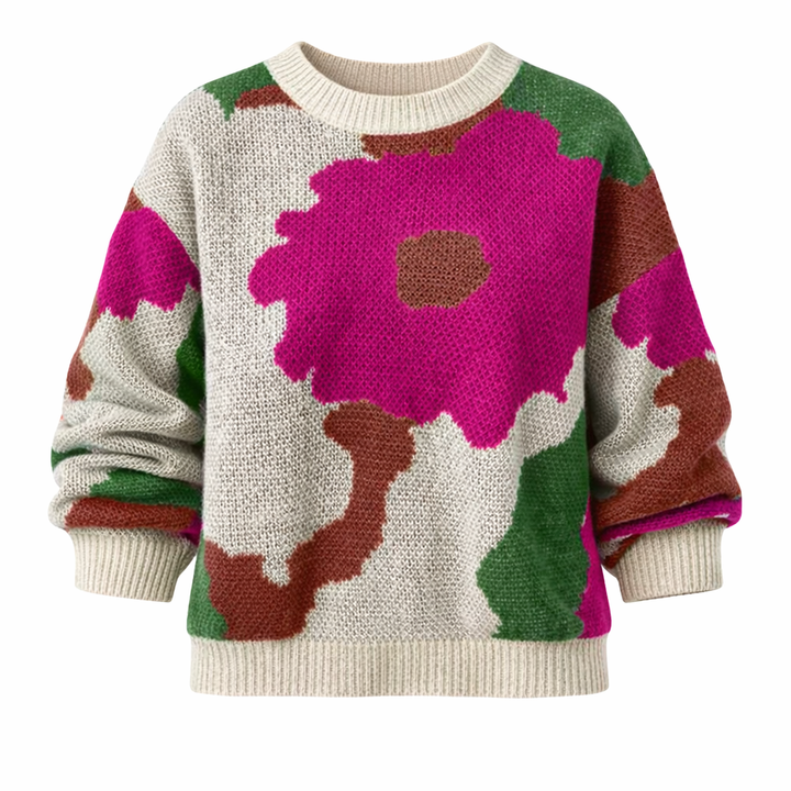 Sydney | Women's Floral Print Pullover Sweater