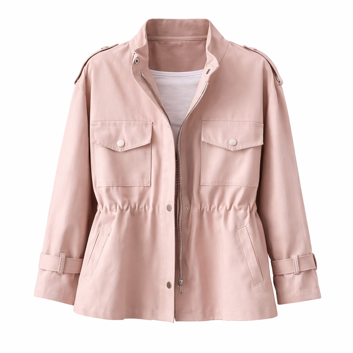 Audrey | Chic Women's Utility Jacket with Zipper