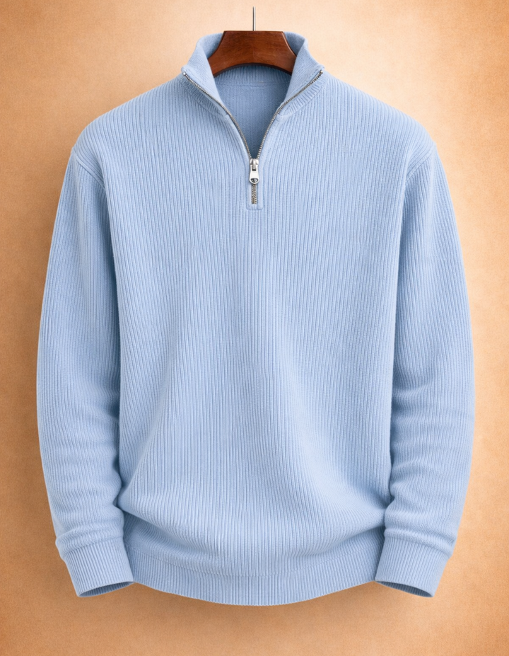 Thomas™ Premium Half-Zip Comfort Jumper – Effortless Style, All-Day Comfort - Men