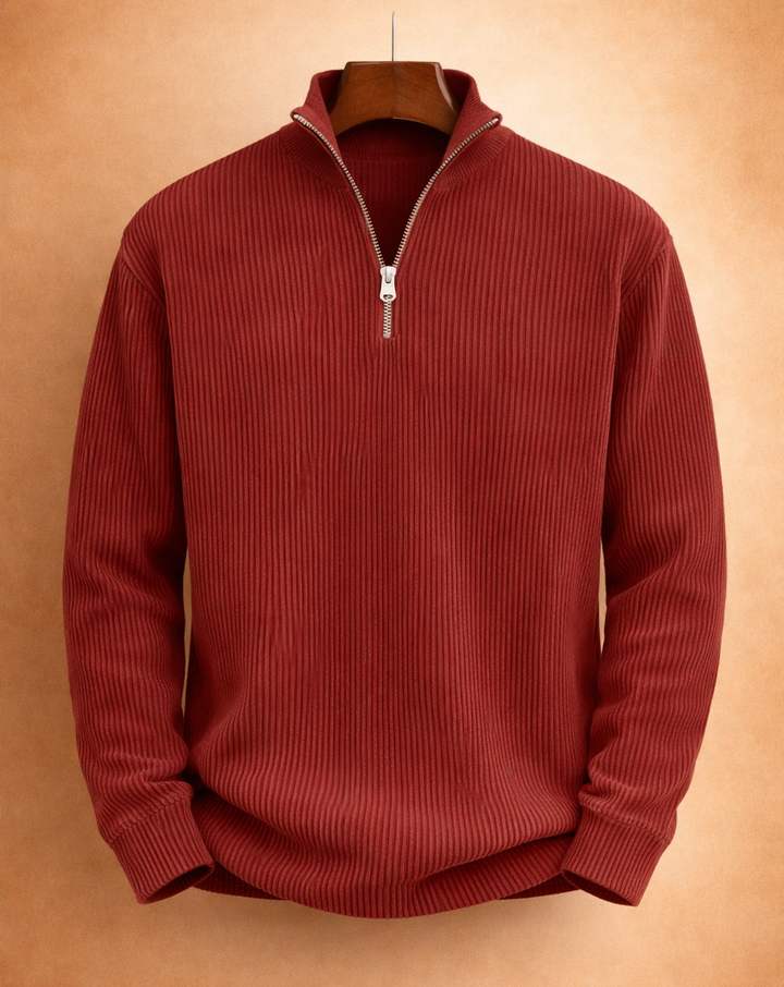 Thomas™ Premium Half-Zip Comfort Jumper – Effortless Style, All-Day Comfort - Men
