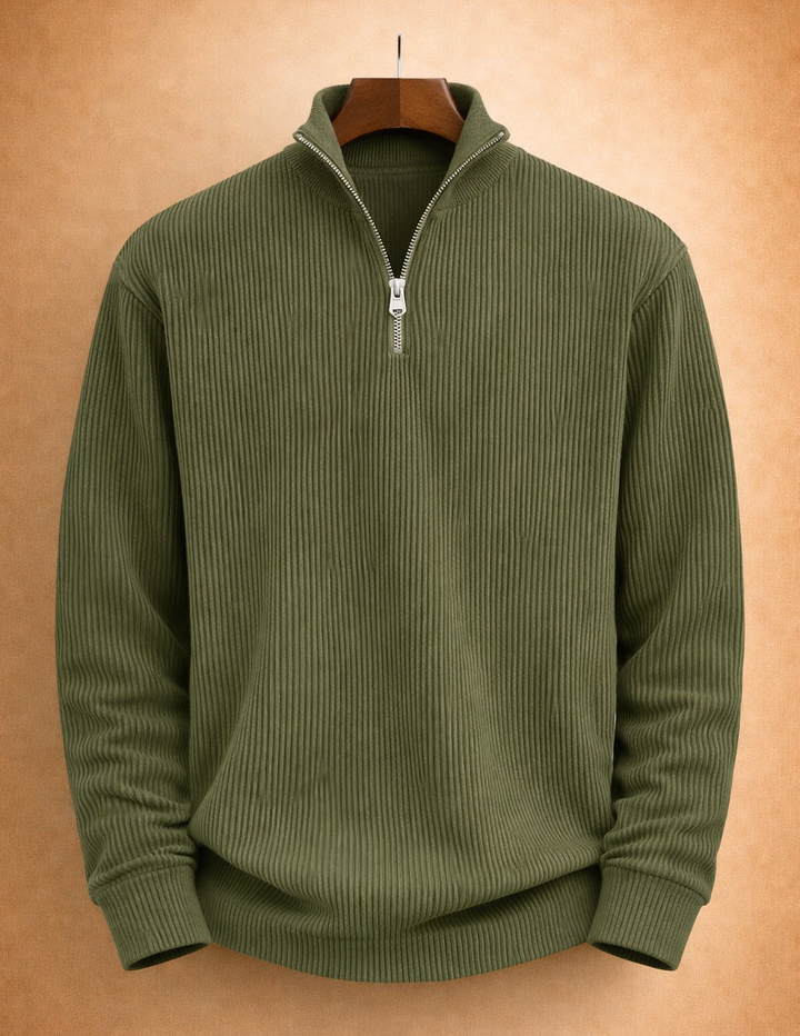 Thomas™ Premium Half-Zip Comfort Jumper – Effortless Style, All-Day Comfort - Men