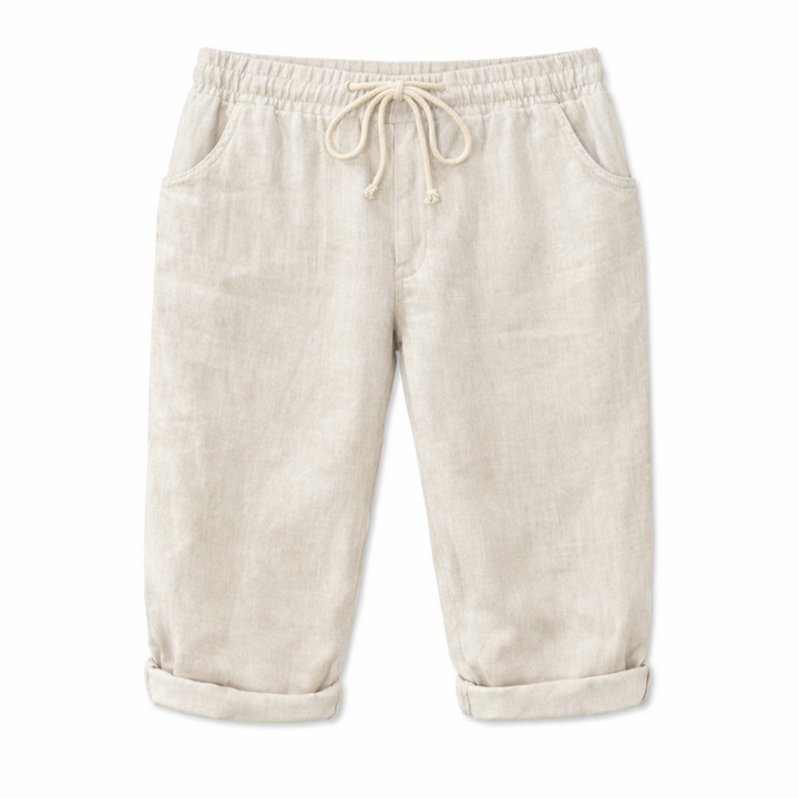 BB™ | BEIGE LINEN LADIES SHORTS