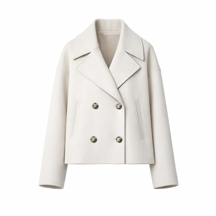 Georgia | Classic Double Button Short Jacket for Women