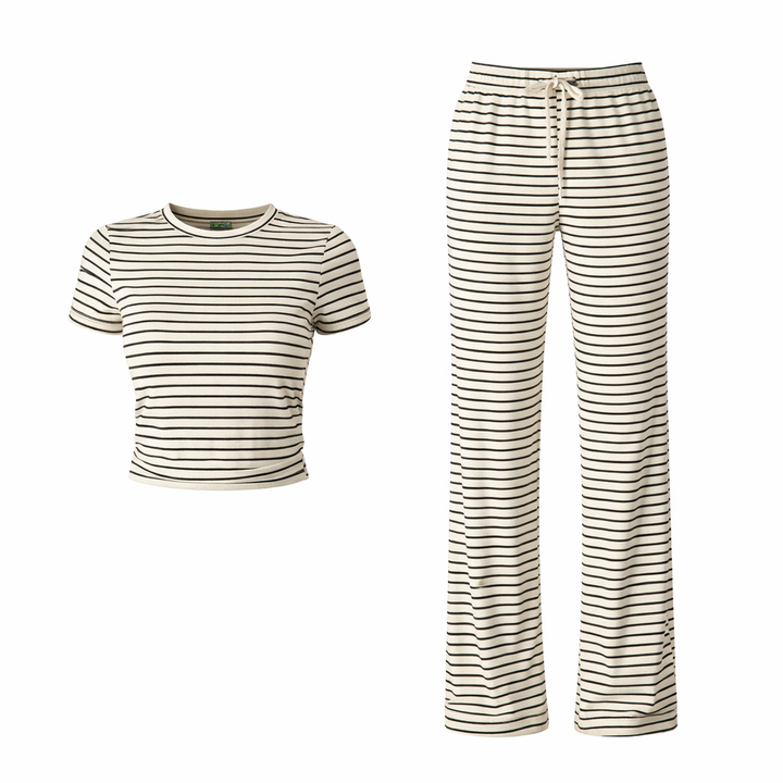 CHESA™ – Casual Striped Co-ord Lounge Set