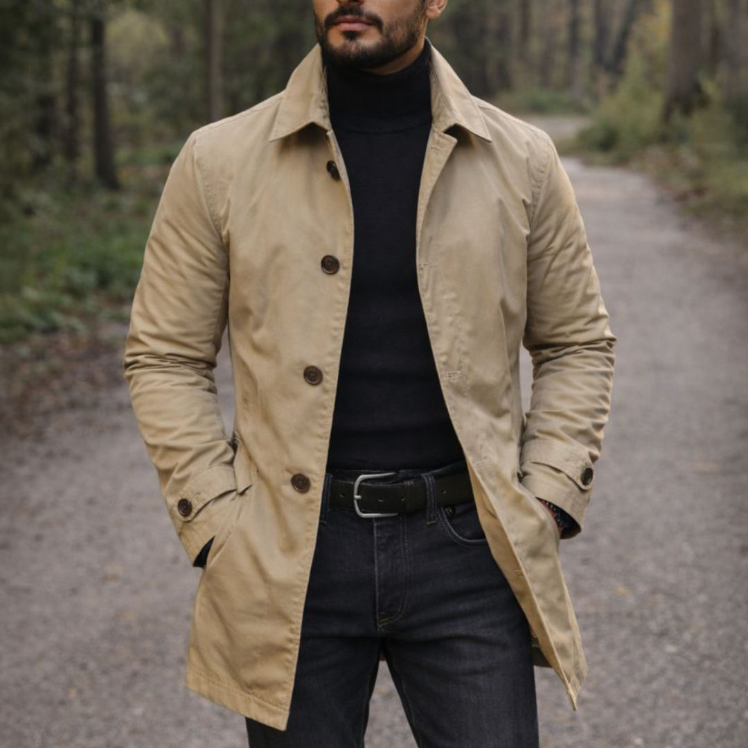 James™ All-Weather Coat | Reliable Warmth for Unpredictable UK Conditions - Men