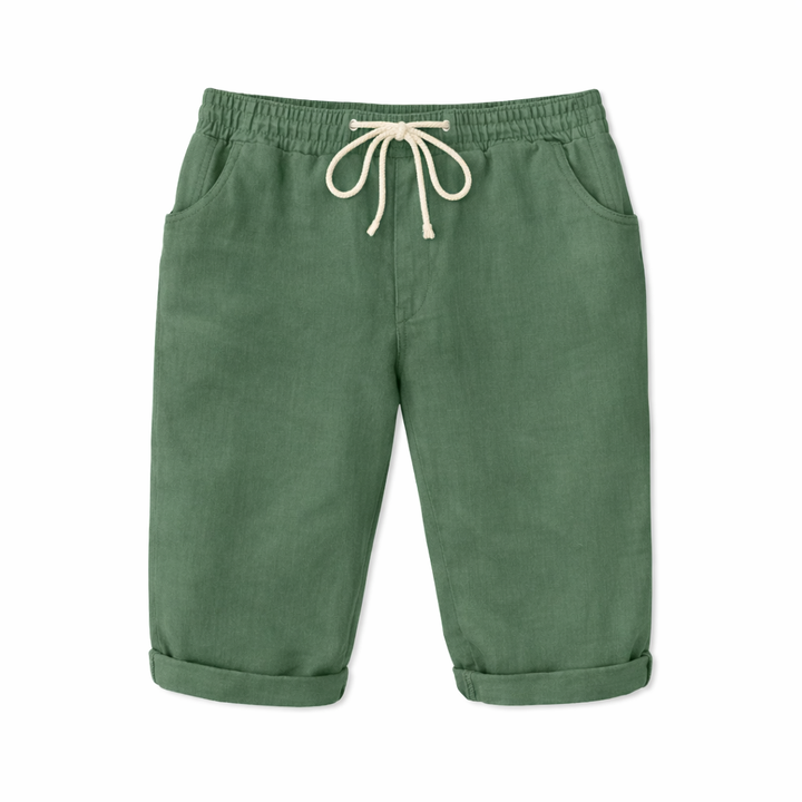 BB™ | GREEN LINEN LADIES SHORTS