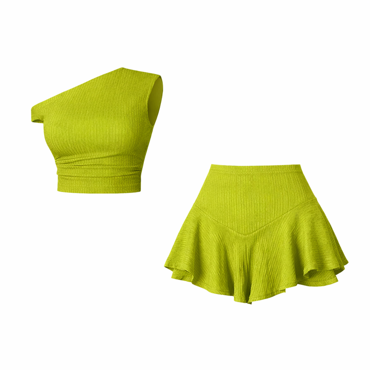 GENELYN™ – Chic Minimalist Tee and Skirt Set