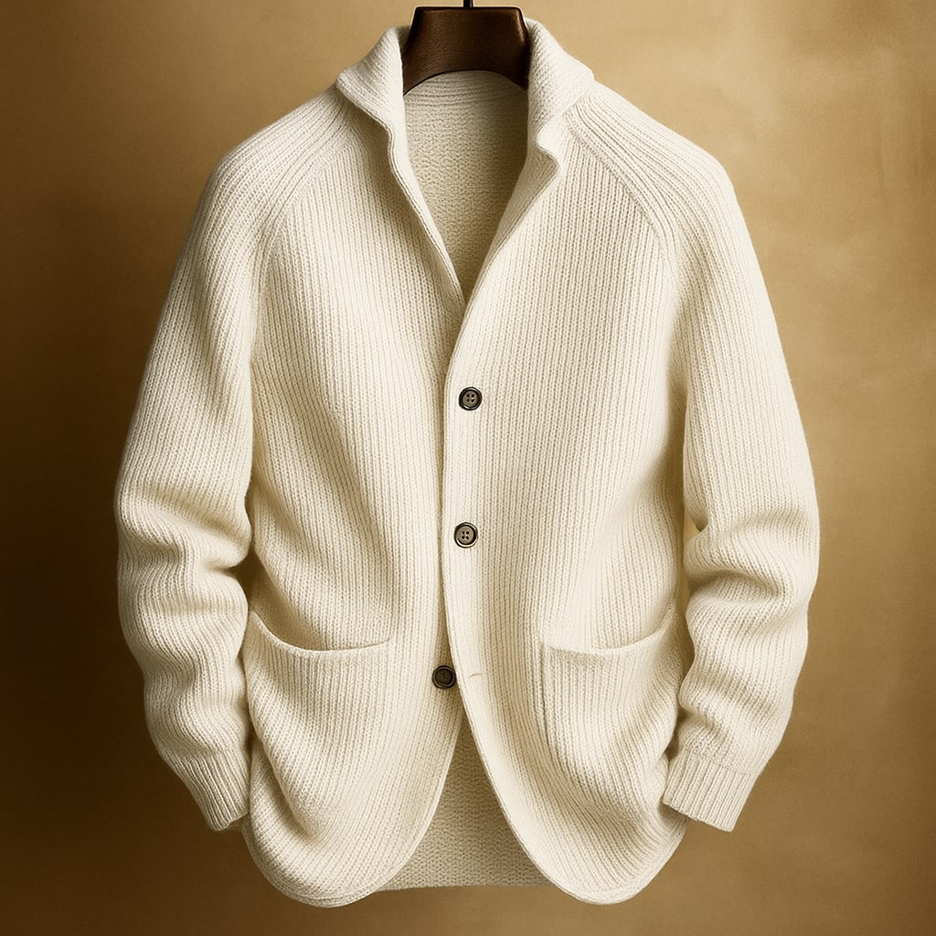 Mike™ | A Premium Wool-Blend Cardigan with Timeless Appeal - Men