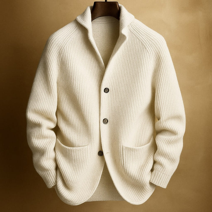 Mike™ | A Premium Wool-Blend Cardigan with Timeless Appeal - Men