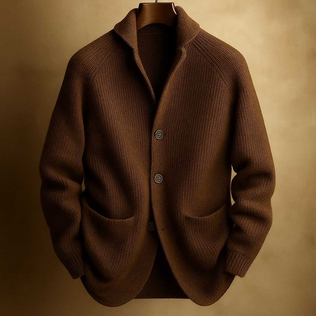 Mike™ | A Premium Wool-Blend Cardigan with Timeless Appeal - Men
