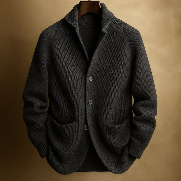 Mike™ | A Premium Wool-Blend Cardigan with Timeless Appeal - Men