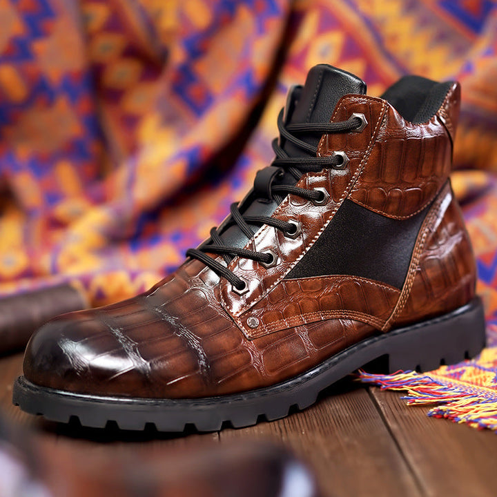 Rendell™ | Crocodile Leather Boots - Men
