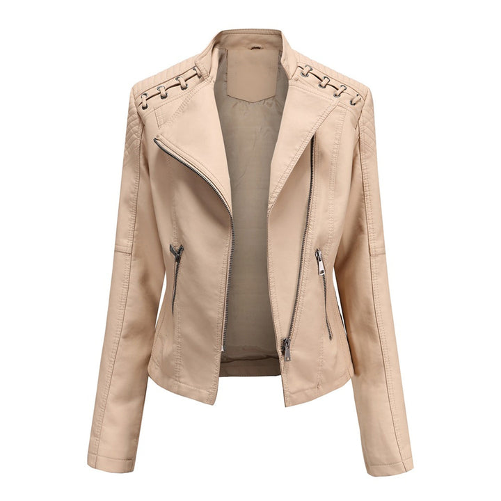 Jasmine | Women’s Trendy Zipper Front Jacket