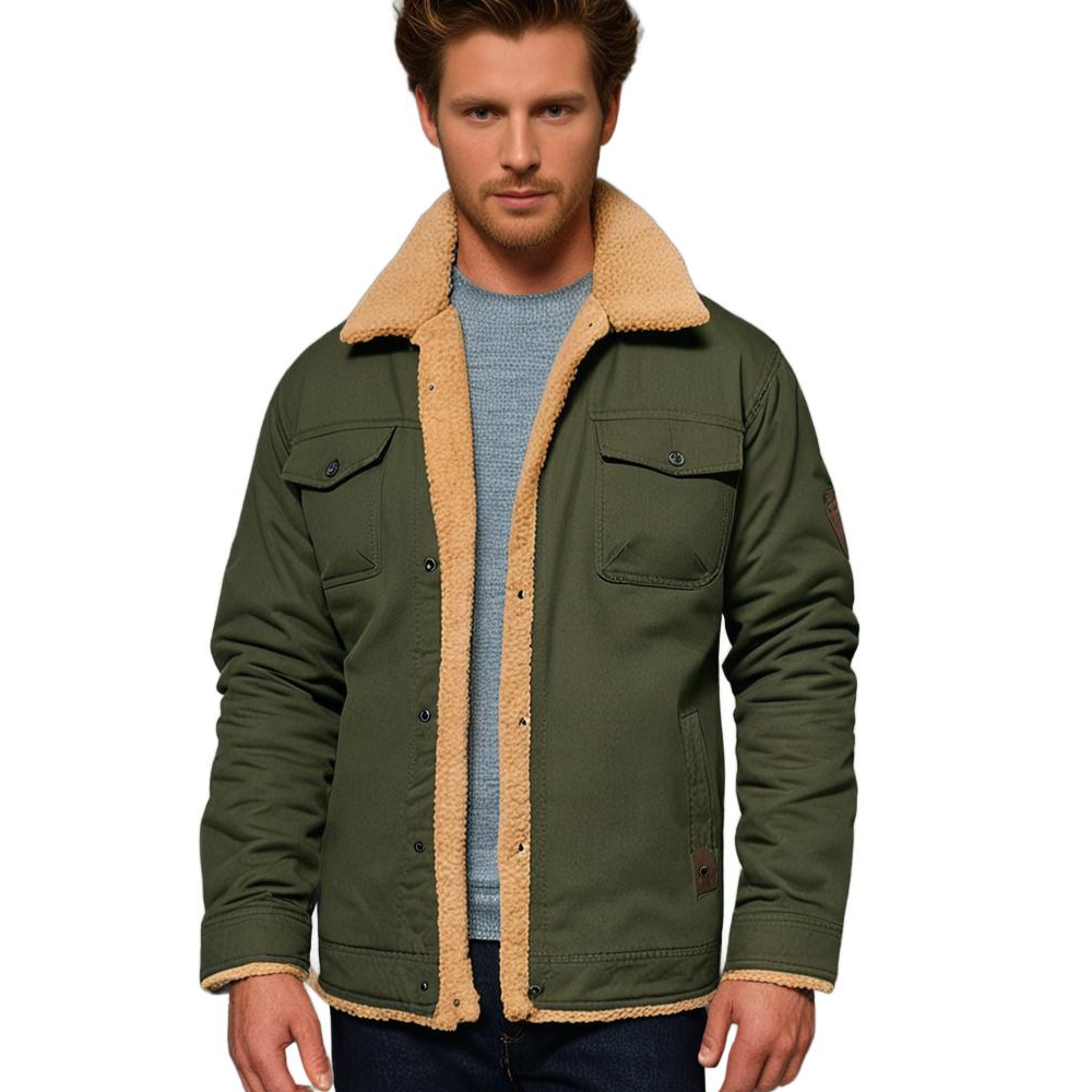 Oliver | Men's Cozy Sherpa-Lined Winter Coat
