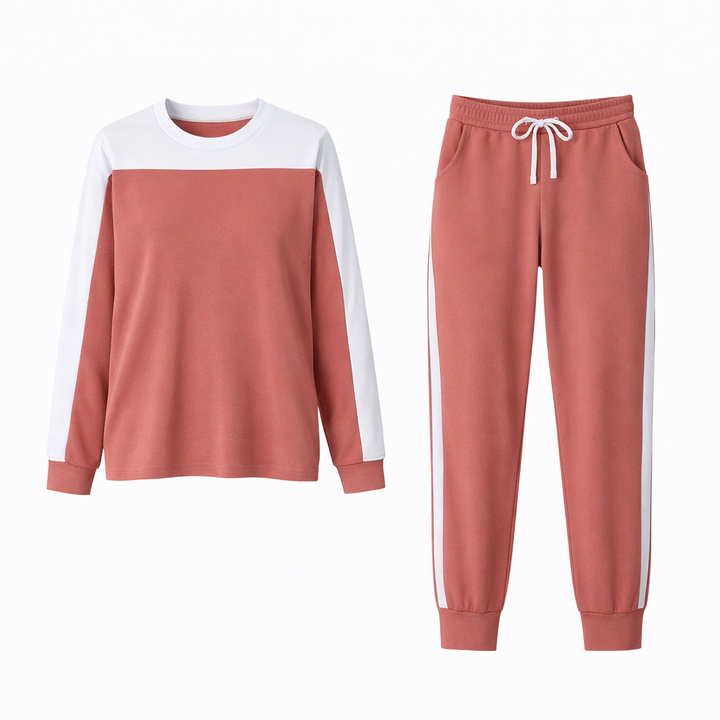 FARRAH™ – Relaxed Fit Sporty Two-Piece Set