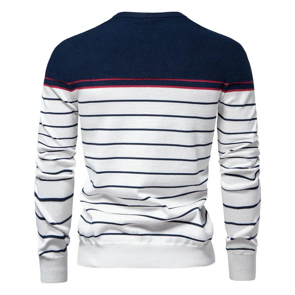 Stephen - Men's Striped Sweater
