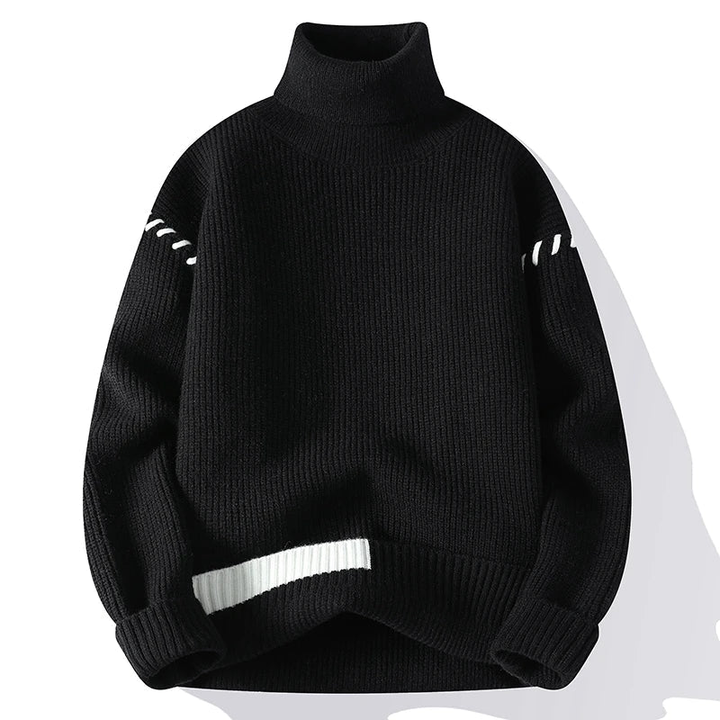 Elegant Contour Turtleneck - Men