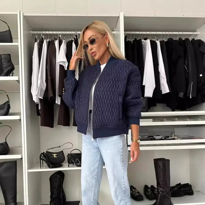 Elizabeth | Quilted Stylish Bomber Jacket