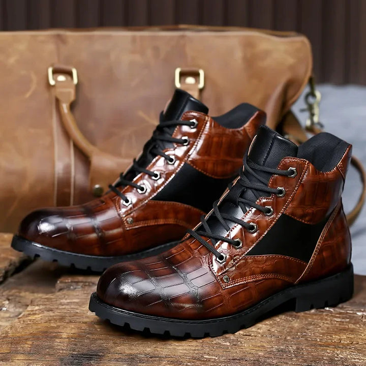 Rendell™ | Crocodile Leather Boots - Men