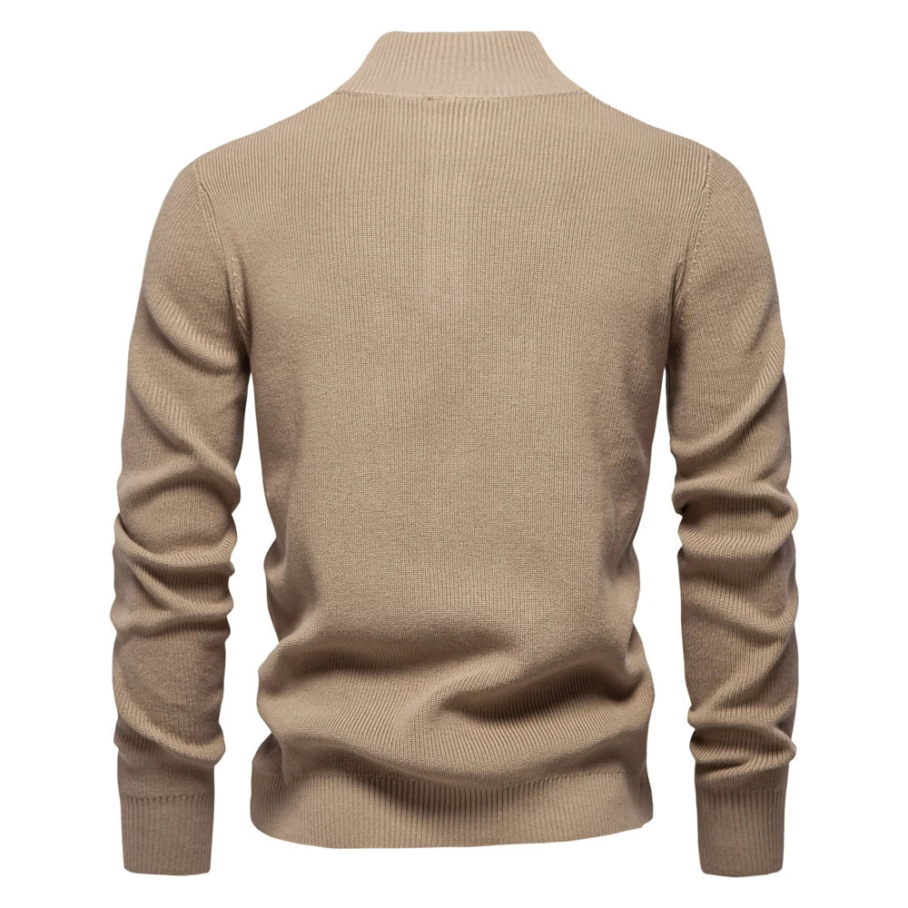James - Men's Button-Down Sweater