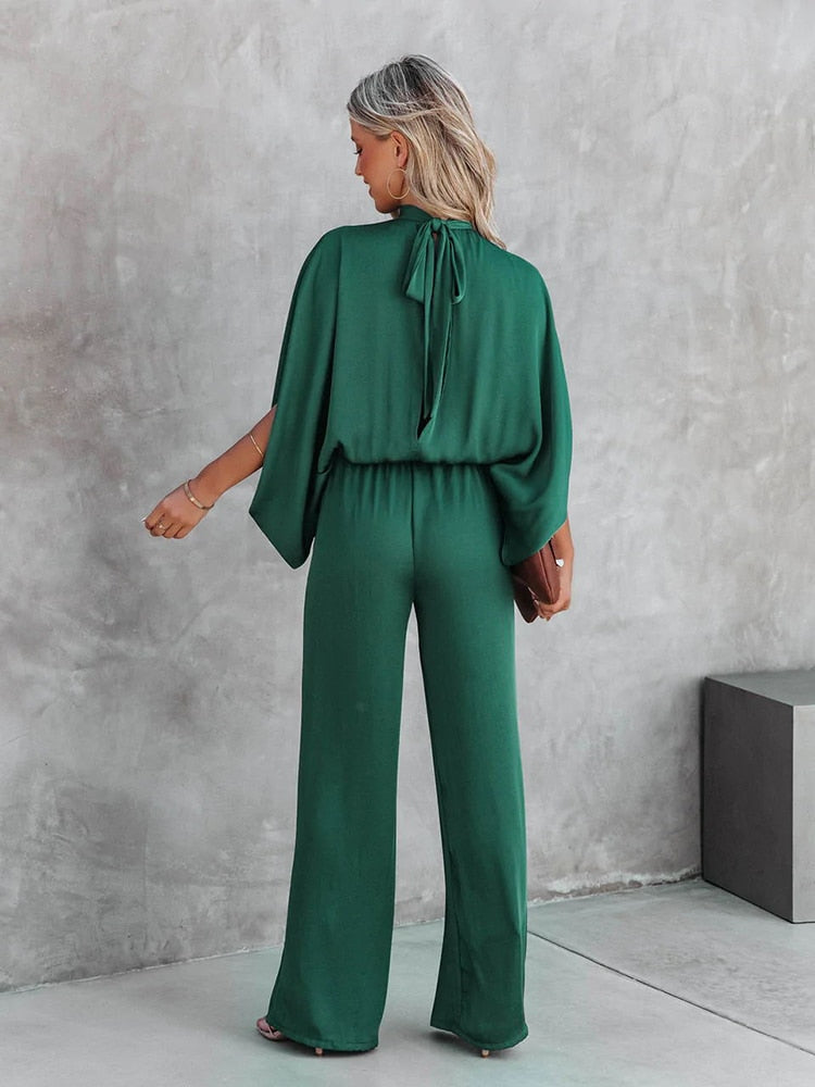 BB™ | Elegant High-Neck Jumpsuit
