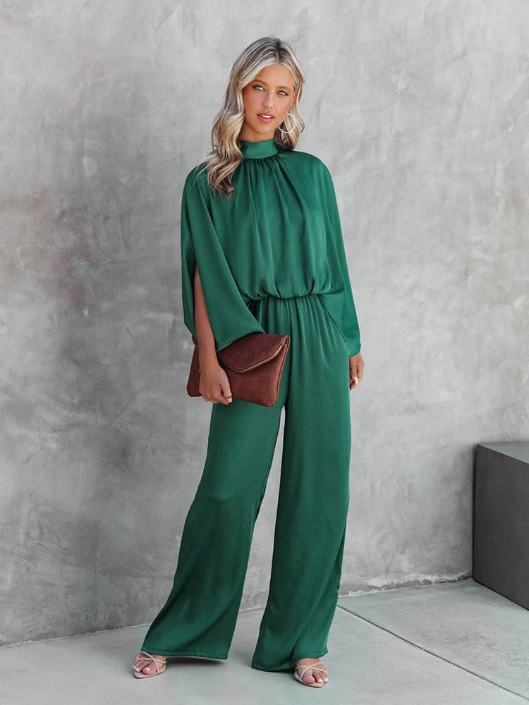 BB™ | Elegant High-Neck Jumpsuit