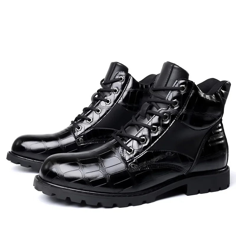 Rendell™ | Crocodile Leather Boots - Men