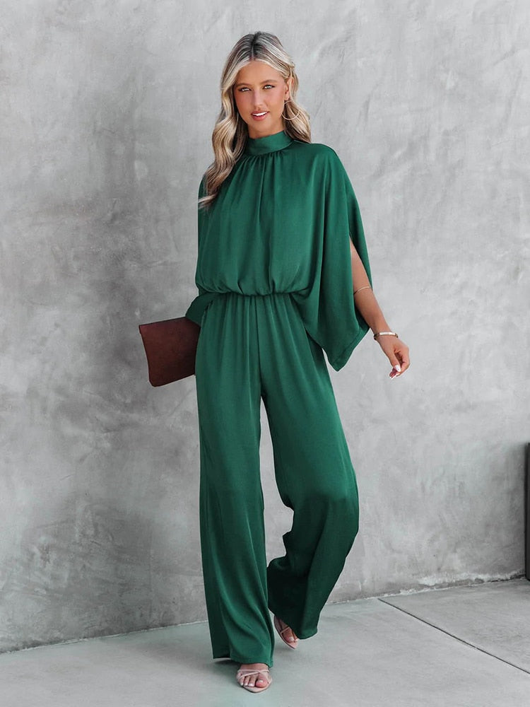 BB™ | Elegant High-Neck Jumpsuit