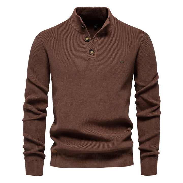 James - Men's Button-Down Sweater