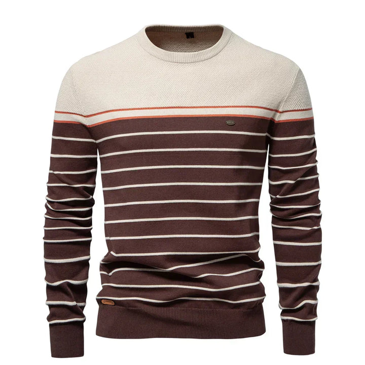 Stephen - Men's Striped Sweater