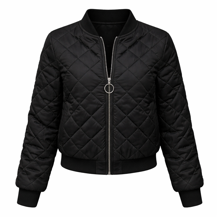 Peyton | Women’s Quilted Zip-Up Bomber Jacket